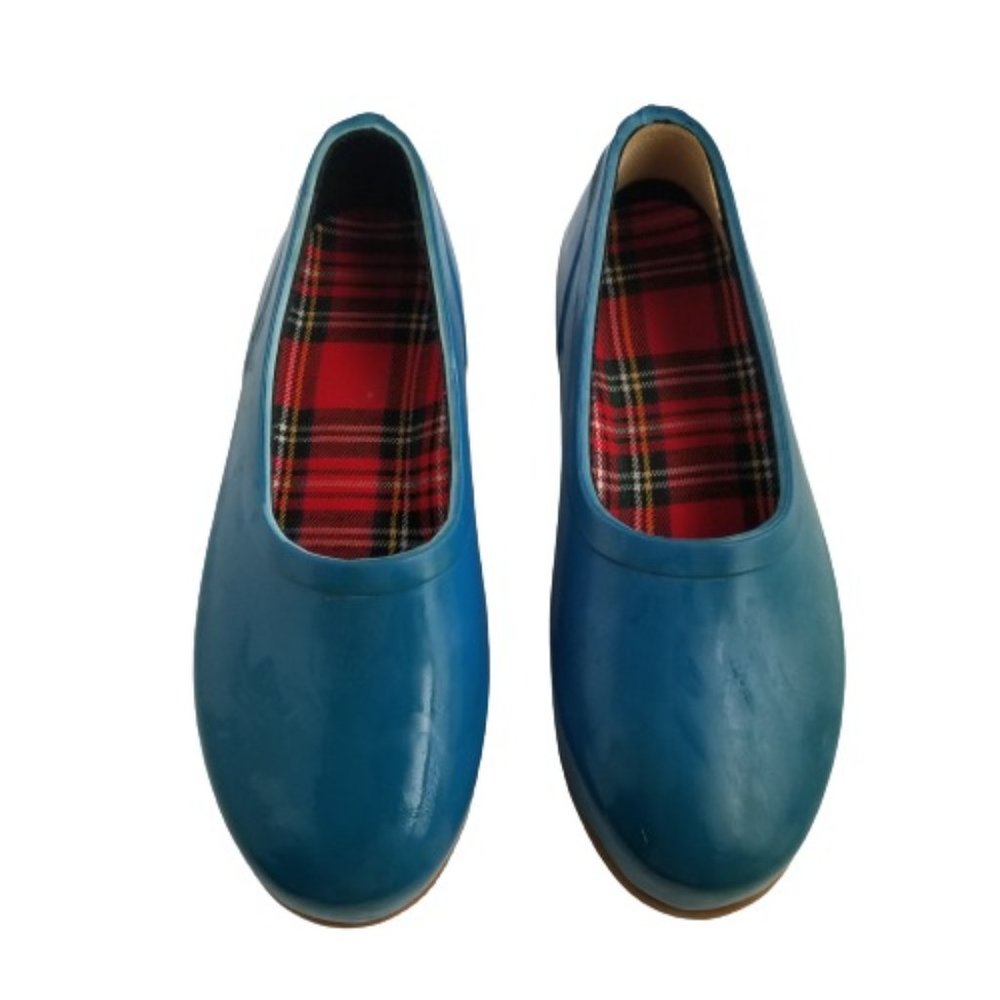 Mid West Brand Sloggers Rubber Rain Garden Shoes Blue Womens Size 7
